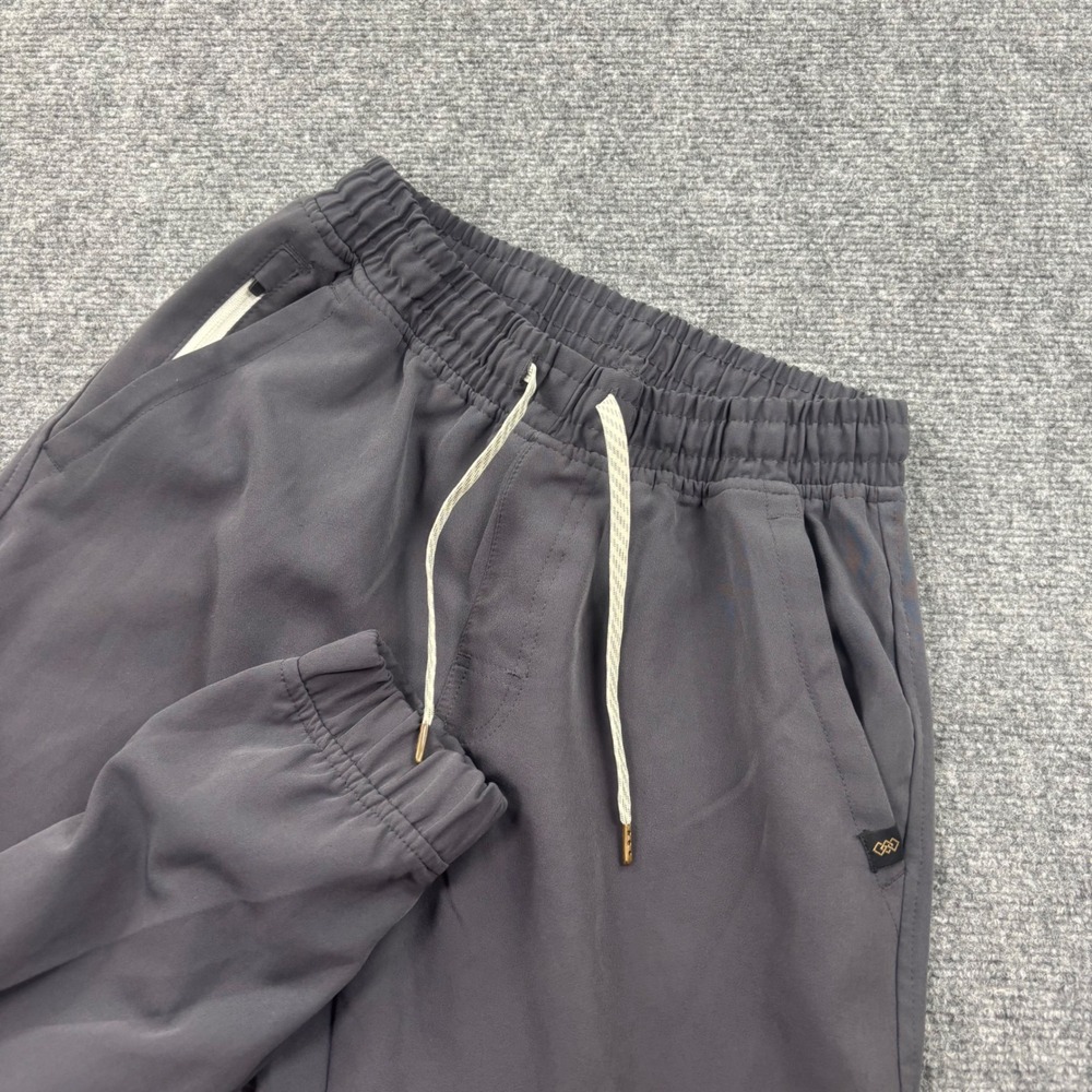 LEG3ND Discovery Joggers S Grey Stretch Elastic‎ Waist Cuffed Pants Mens